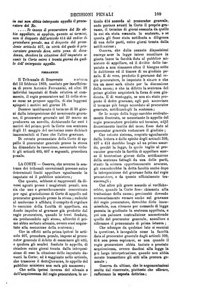 Annali della giurisprudenza italiana raccolta generale delle decisioni delle Corti di cassazione e d'appello in materia civile, criminale, commerciale, di diritto pubblico e amministrativo, e di procedura civile e penale