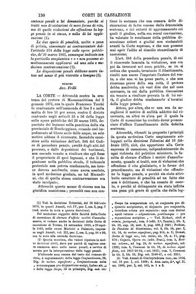 Annali della giurisprudenza italiana raccolta generale delle decisioni delle Corti di cassazione e d'appello in materia civile, criminale, commerciale, di diritto pubblico e amministrativo, e di procedura civile e penale