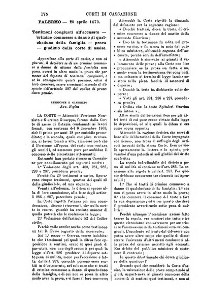 Annali della giurisprudenza italiana raccolta generale delle decisioni delle Corti di cassazione e d'appello in materia civile, criminale, commerciale, di diritto pubblico e amministrativo, e di procedura civile e penale