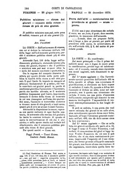 Annali della giurisprudenza italiana raccolta generale delle decisioni delle Corti di cassazione e d'appello in materia civile, criminale, commerciale, di diritto pubblico e amministrativo, e di procedura civile e penale