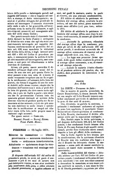 Annali della giurisprudenza italiana raccolta generale delle decisioni delle Corti di cassazione e d'appello in materia civile, criminale, commerciale, di diritto pubblico e amministrativo, e di procedura civile e penale