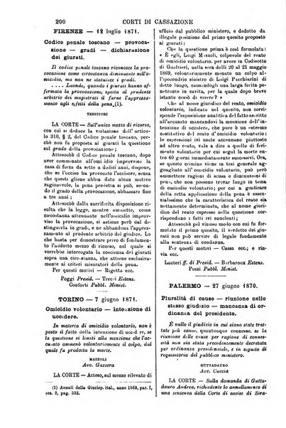 Annali della giurisprudenza italiana raccolta generale delle decisioni delle Corti di cassazione e d'appello in materia civile, criminale, commerciale, di diritto pubblico e amministrativo, e di procedura civile e penale