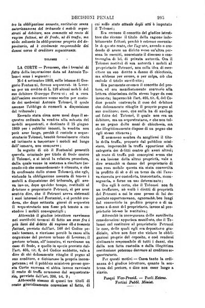 Annali della giurisprudenza italiana raccolta generale delle decisioni delle Corti di cassazione e d'appello in materia civile, criminale, commerciale, di diritto pubblico e amministrativo, e di procedura civile e penale