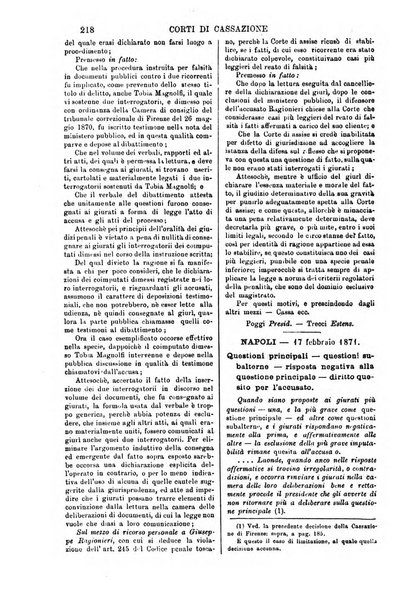 Annali della giurisprudenza italiana raccolta generale delle decisioni delle Corti di cassazione e d'appello in materia civile, criminale, commerciale, di diritto pubblico e amministrativo, e di procedura civile e penale