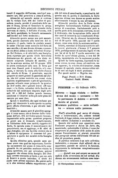 Annali della giurisprudenza italiana raccolta generale delle decisioni delle Corti di cassazione e d'appello in materia civile, criminale, commerciale, di diritto pubblico e amministrativo, e di procedura civile e penale