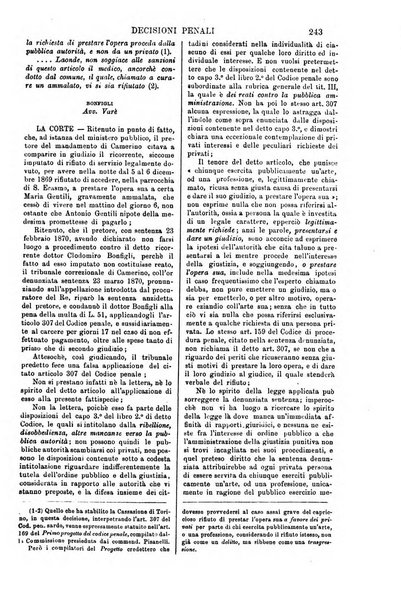 Annali della giurisprudenza italiana raccolta generale delle decisioni delle Corti di cassazione e d'appello in materia civile, criminale, commerciale, di diritto pubblico e amministrativo, e di procedura civile e penale