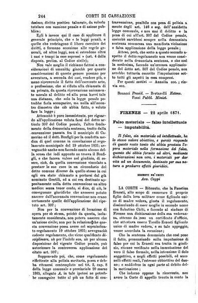 Annali della giurisprudenza italiana raccolta generale delle decisioni delle Corti di cassazione e d'appello in materia civile, criminale, commerciale, di diritto pubblico e amministrativo, e di procedura civile e penale