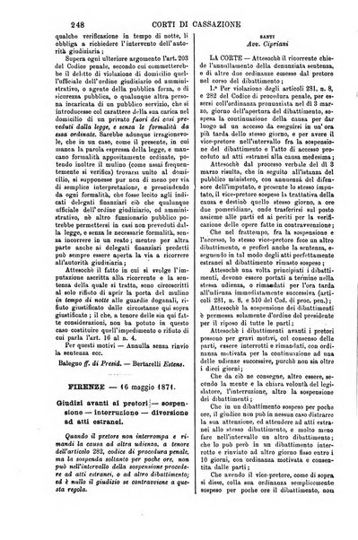 Annali della giurisprudenza italiana raccolta generale delle decisioni delle Corti di cassazione e d'appello in materia civile, criminale, commerciale, di diritto pubblico e amministrativo, e di procedura civile e penale