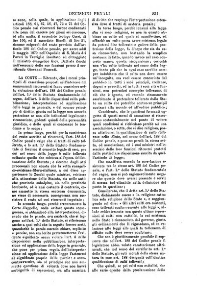 Annali della giurisprudenza italiana raccolta generale delle decisioni delle Corti di cassazione e d'appello in materia civile, criminale, commerciale, di diritto pubblico e amministrativo, e di procedura civile e penale