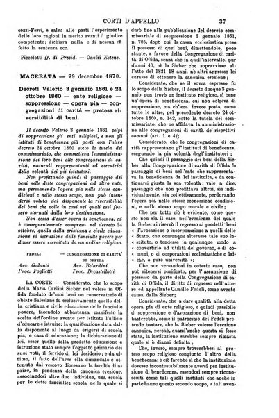 Annali della giurisprudenza italiana raccolta generale delle decisioni delle Corti di cassazione e d'appello in materia civile, criminale, commerciale, di diritto pubblico e amministrativo, e di procedura civile e penale