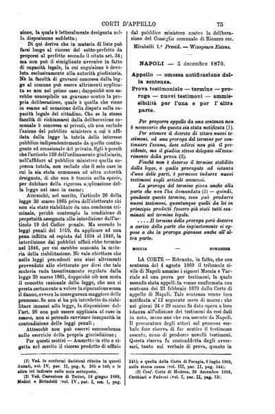 Annali della giurisprudenza italiana raccolta generale delle decisioni delle Corti di cassazione e d'appello in materia civile, criminale, commerciale, di diritto pubblico e amministrativo, e di procedura civile e penale