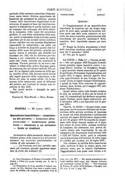 Annali della giurisprudenza italiana raccolta generale delle decisioni delle Corti di cassazione e d'appello in materia civile, criminale, commerciale, di diritto pubblico e amministrativo, e di procedura civile e penale