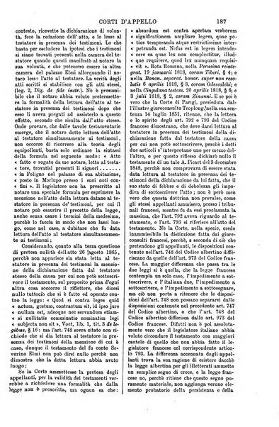 Annali della giurisprudenza italiana raccolta generale delle decisioni delle Corti di cassazione e d'appello in materia civile, criminale, commerciale, di diritto pubblico e amministrativo, e di procedura civile e penale