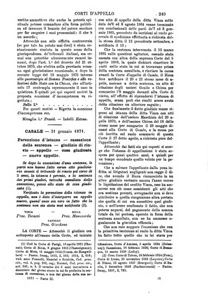 Annali della giurisprudenza italiana raccolta generale delle decisioni delle Corti di cassazione e d'appello in materia civile, criminale, commerciale, di diritto pubblico e amministrativo, e di procedura civile e penale