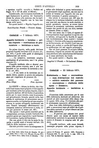 Annali della giurisprudenza italiana raccolta generale delle decisioni delle Corti di cassazione e d'appello in materia civile, criminale, commerciale, di diritto pubblico e amministrativo, e di procedura civile e penale