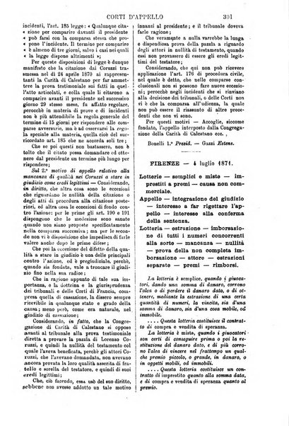 Annali della giurisprudenza italiana raccolta generale delle decisioni delle Corti di cassazione e d'appello in materia civile, criminale, commerciale, di diritto pubblico e amministrativo, e di procedura civile e penale