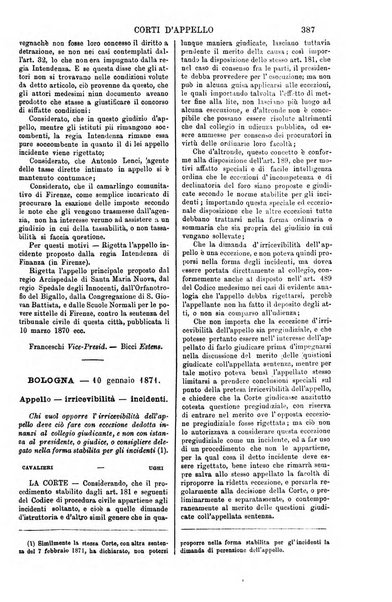 Annali della giurisprudenza italiana raccolta generale delle decisioni delle Corti di cassazione e d'appello in materia civile, criminale, commerciale, di diritto pubblico e amministrativo, e di procedura civile e penale