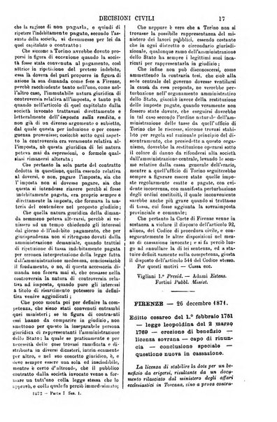 Annali della giurisprudenza italiana raccolta generale delle decisioni delle Corti di cassazione e d'appello in materia civile, criminale, commerciale, di diritto pubblico e amministrativo, e di procedura civile e penale