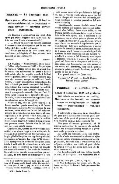 Annali della giurisprudenza italiana raccolta generale delle decisioni delle Corti di cassazione e d'appello in materia civile, criminale, commerciale, di diritto pubblico e amministrativo, e di procedura civile e penale