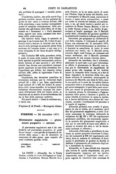 Annali della giurisprudenza italiana raccolta generale delle decisioni delle Corti di cassazione e d'appello in materia civile, criminale, commerciale, di diritto pubblico e amministrativo, e di procedura civile e penale