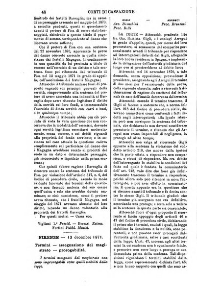 Annali della giurisprudenza italiana raccolta generale delle decisioni delle Corti di cassazione e d'appello in materia civile, criminale, commerciale, di diritto pubblico e amministrativo, e di procedura civile e penale