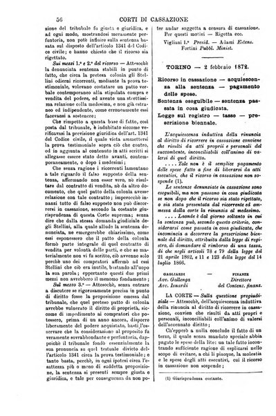 Annali della giurisprudenza italiana raccolta generale delle decisioni delle Corti di cassazione e d'appello in materia civile, criminale, commerciale, di diritto pubblico e amministrativo, e di procedura civile e penale