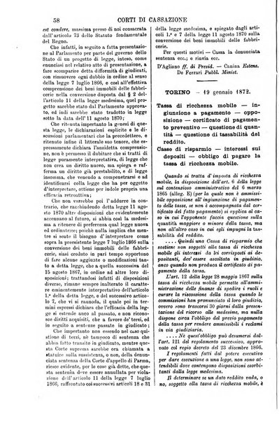 Annali della giurisprudenza italiana raccolta generale delle decisioni delle Corti di cassazione e d'appello in materia civile, criminale, commerciale, di diritto pubblico e amministrativo, e di procedura civile e penale