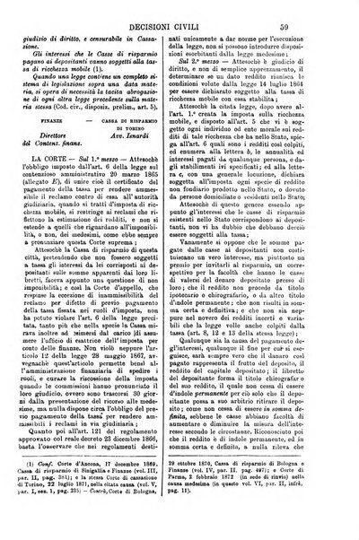 Annali della giurisprudenza italiana raccolta generale delle decisioni delle Corti di cassazione e d'appello in materia civile, criminale, commerciale, di diritto pubblico e amministrativo, e di procedura civile e penale