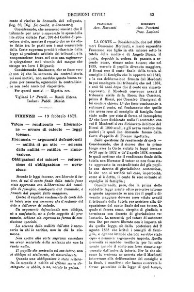 Annali della giurisprudenza italiana raccolta generale delle decisioni delle Corti di cassazione e d'appello in materia civile, criminale, commerciale, di diritto pubblico e amministrativo, e di procedura civile e penale