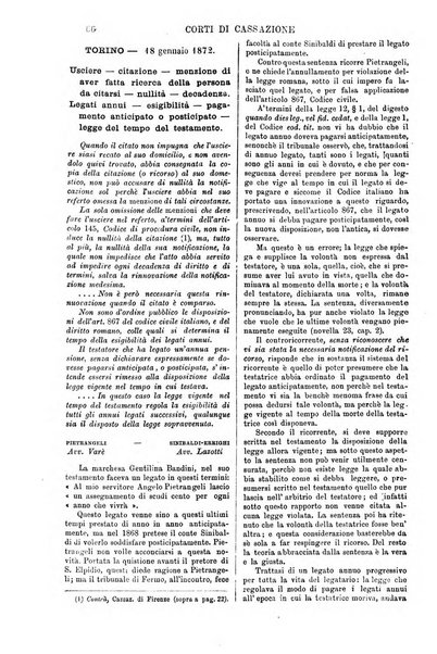 Annali della giurisprudenza italiana raccolta generale delle decisioni delle Corti di cassazione e d'appello in materia civile, criminale, commerciale, di diritto pubblico e amministrativo, e di procedura civile e penale