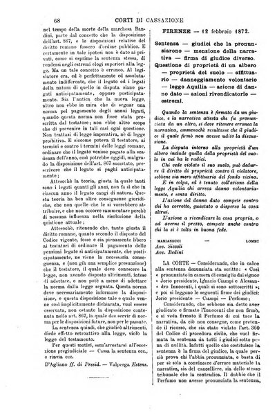 Annali della giurisprudenza italiana raccolta generale delle decisioni delle Corti di cassazione e d'appello in materia civile, criminale, commerciale, di diritto pubblico e amministrativo, e di procedura civile e penale