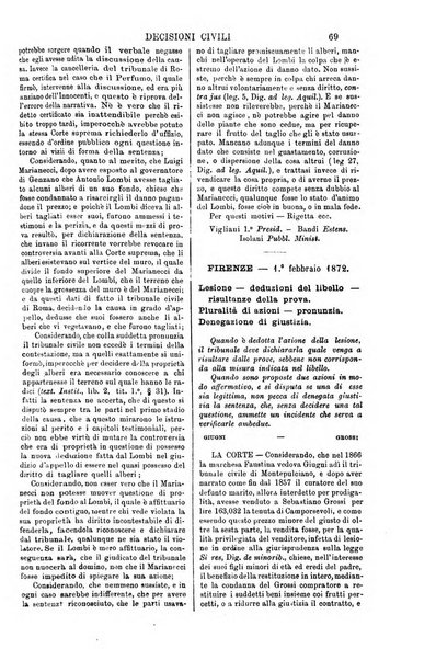 Annali della giurisprudenza italiana raccolta generale delle decisioni delle Corti di cassazione e d'appello in materia civile, criminale, commerciale, di diritto pubblico e amministrativo, e di procedura civile e penale