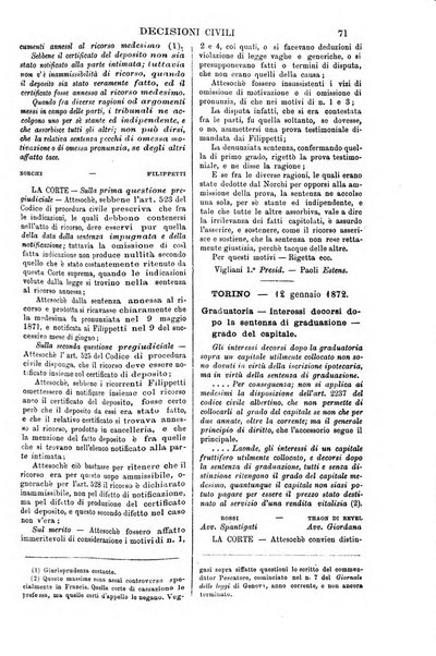 Annali della giurisprudenza italiana raccolta generale delle decisioni delle Corti di cassazione e d'appello in materia civile, criminale, commerciale, di diritto pubblico e amministrativo, e di procedura civile e penale