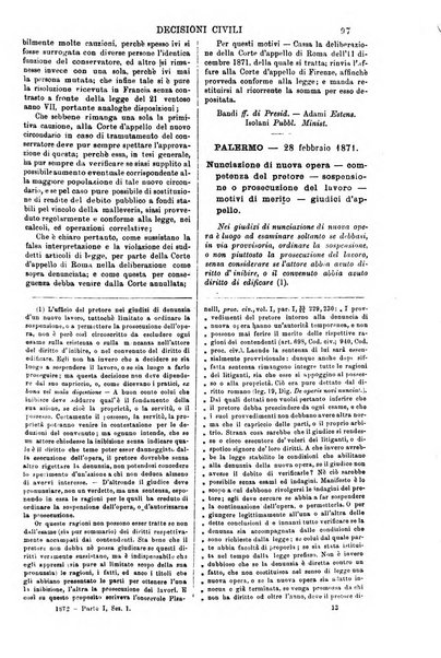 Annali della giurisprudenza italiana raccolta generale delle decisioni delle Corti di cassazione e d'appello in materia civile, criminale, commerciale, di diritto pubblico e amministrativo, e di procedura civile e penale