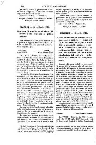 Annali della giurisprudenza italiana raccolta generale delle decisioni delle Corti di cassazione e d'appello in materia civile, criminale, commerciale, di diritto pubblico e amministrativo, e di procedura civile e penale