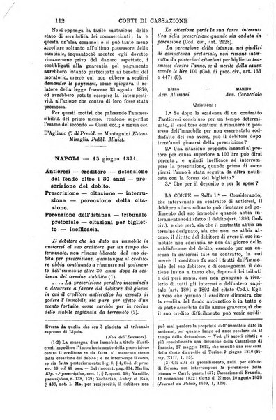 Annali della giurisprudenza italiana raccolta generale delle decisioni delle Corti di cassazione e d'appello in materia civile, criminale, commerciale, di diritto pubblico e amministrativo, e di procedura civile e penale