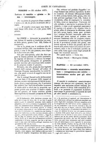 Annali della giurisprudenza italiana raccolta generale delle decisioni delle Corti di cassazione e d'appello in materia civile, criminale, commerciale, di diritto pubblico e amministrativo, e di procedura civile e penale