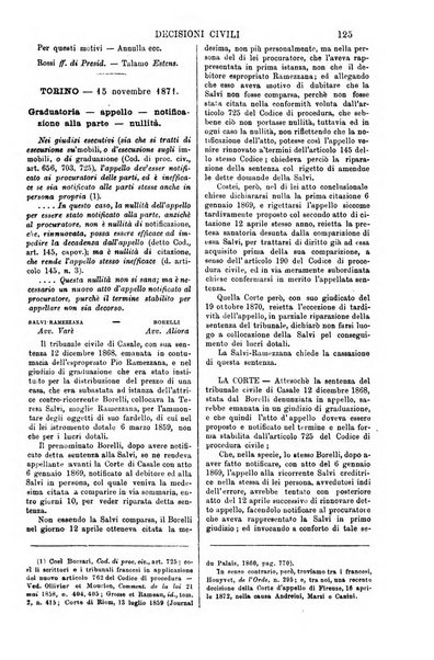 Annali della giurisprudenza italiana raccolta generale delle decisioni delle Corti di cassazione e d'appello in materia civile, criminale, commerciale, di diritto pubblico e amministrativo, e di procedura civile e penale