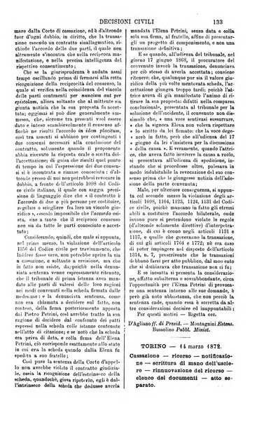 Annali della giurisprudenza italiana raccolta generale delle decisioni delle Corti di cassazione e d'appello in materia civile, criminale, commerciale, di diritto pubblico e amministrativo, e di procedura civile e penale