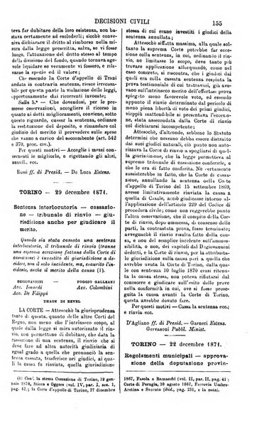 Annali della giurisprudenza italiana raccolta generale delle decisioni delle Corti di cassazione e d'appello in materia civile, criminale, commerciale, di diritto pubblico e amministrativo, e di procedura civile e penale