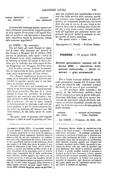 Annali della giurisprudenza italiana raccolta generale delle decisioni delle Corti di cassazione e d'appello in materia civile, criminale, commerciale, di diritto pubblico e amministrativo, e di procedura civile e penale