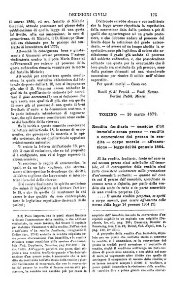 Annali della giurisprudenza italiana raccolta generale delle decisioni delle Corti di cassazione e d'appello in materia civile, criminale, commerciale, di diritto pubblico e amministrativo, e di procedura civile e penale