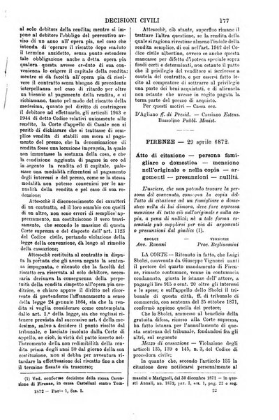 Annali della giurisprudenza italiana raccolta generale delle decisioni delle Corti di cassazione e d'appello in materia civile, criminale, commerciale, di diritto pubblico e amministrativo, e di procedura civile e penale