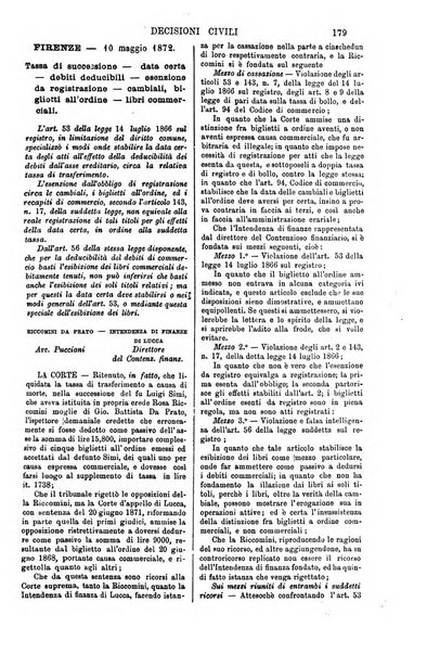 Annali della giurisprudenza italiana raccolta generale delle decisioni delle Corti di cassazione e d'appello in materia civile, criminale, commerciale, di diritto pubblico e amministrativo, e di procedura civile e penale