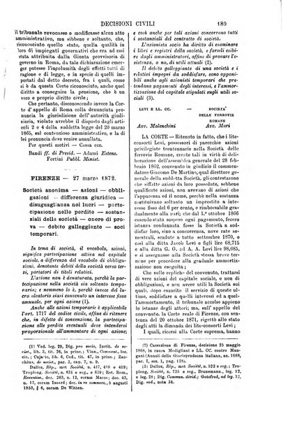 Annali della giurisprudenza italiana raccolta generale delle decisioni delle Corti di cassazione e d'appello in materia civile, criminale, commerciale, di diritto pubblico e amministrativo, e di procedura civile e penale