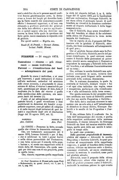 Annali della giurisprudenza italiana raccolta generale delle decisioni delle Corti di cassazione e d'appello in materia civile, criminale, commerciale, di diritto pubblico e amministrativo, e di procedura civile e penale