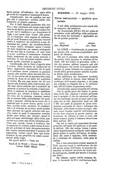 Annali della giurisprudenza italiana raccolta generale delle decisioni delle Corti di cassazione e d'appello in materia civile, criminale, commerciale, di diritto pubblico e amministrativo, e di procedura civile e penale