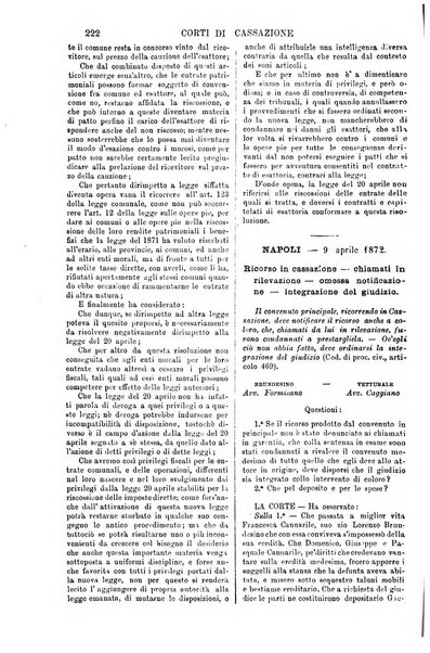 Annali della giurisprudenza italiana raccolta generale delle decisioni delle Corti di cassazione e d'appello in materia civile, criminale, commerciale, di diritto pubblico e amministrativo, e di procedura civile e penale