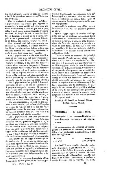 Annali della giurisprudenza italiana raccolta generale delle decisioni delle Corti di cassazione e d'appello in materia civile, criminale, commerciale, di diritto pubblico e amministrativo, e di procedura civile e penale