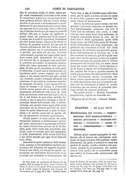 Annali della giurisprudenza italiana raccolta generale delle decisioni delle Corti di cassazione e d'appello in materia civile, criminale, commerciale, di diritto pubblico e amministrativo, e di procedura civile e penale